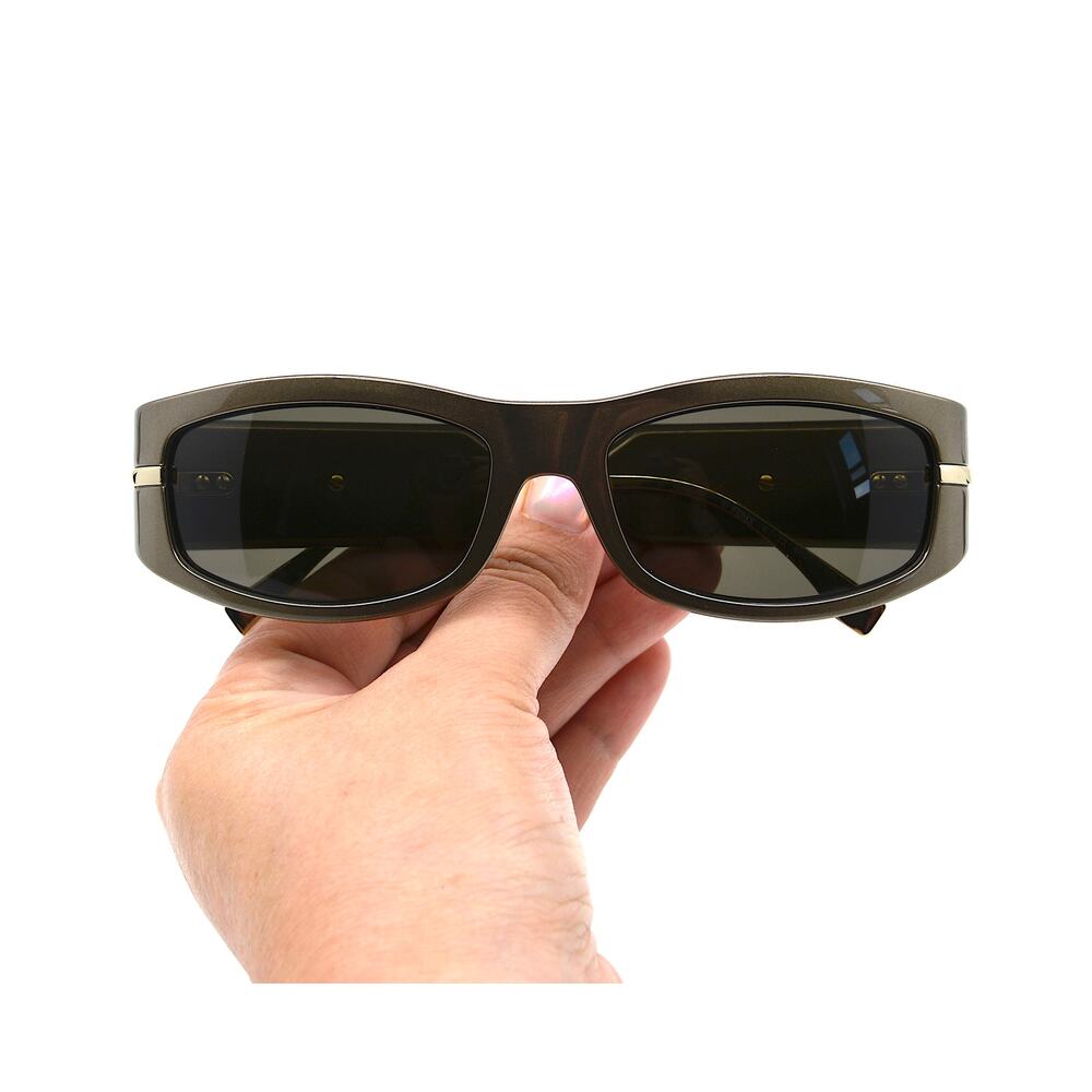 NEW FENDI FE40120I 45E SHINY BROWN AUTHENTIC SUNGLASSES - Picture 12 of 14